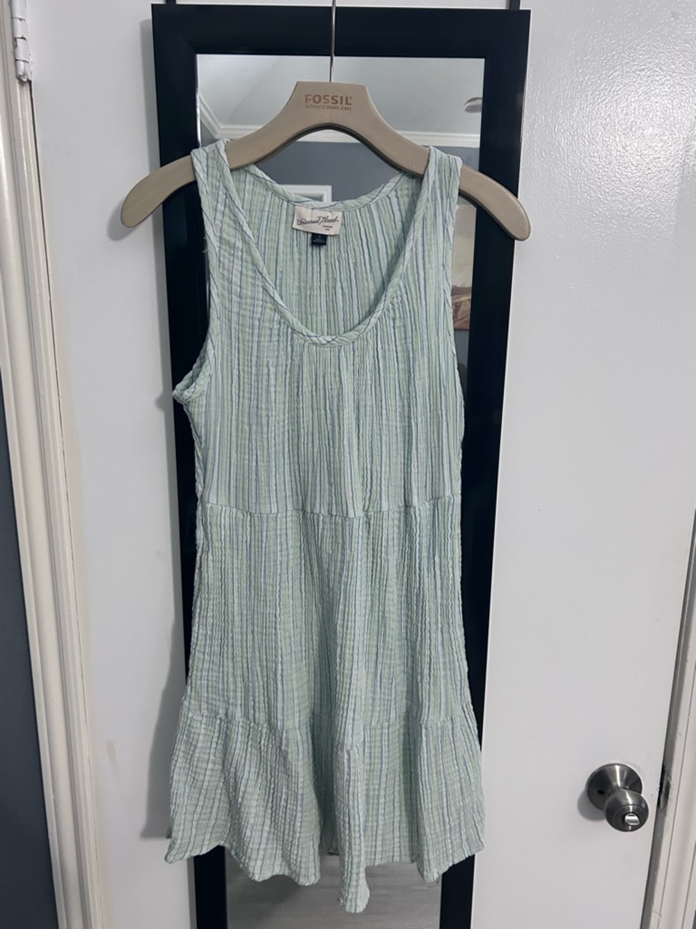 Universal Thread Green Striped Sundress